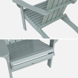 Sweeek. Acacia Wood Armchair With Armrests Kerina Sage Green 90X71X91.5 Cm - thumbnail 6