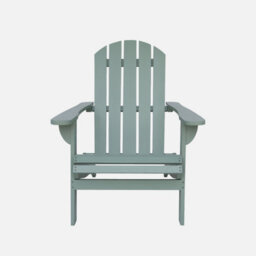 Sweeek. Acacia Wood Armchair With Armrests Kerina Sage Green 90X71X91.5 Cm - thumbnail 4