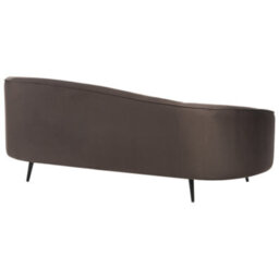 Beliani Sofa 2 Seater Savar Velvet Dark Brown - thumbnail 5