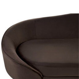 Beliani Sofa 2 Seater Savar Velvet Dark Brown - thumbnail 7