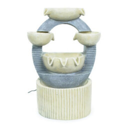 Valuelights Solar Powered Bowl Water Feature Outdoor Fountain - thumbnail 1