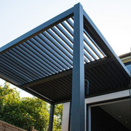 BPS Access Solutions Deluxe Aluminium Pergola - 3X3M Bps Deluxe Full Aluminium Pergola With Dual Zone Roof - thumbnail 2