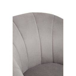 Orsina Versatile Yolanda Grey Velvet Chair, Exquisite & Cozy Desk Chair Velvet, Easy To Clean Velvet Accent Chair - thumbnail 8