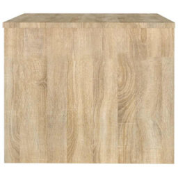 Berkfield Modern Coffee Table Sonoma Oak 80X50X40 Cm Engineered Wood - thumbnail 7
