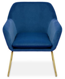 Orsina Practical And Functional Midnight Velvet Armchair, Easily Maintained Velvet Chair, Indoor Dining Chair - thumbnail 9