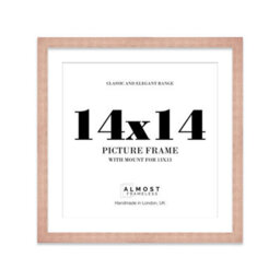 "14X14"" Bronze Picture Frame - 14X14"" Square Frame With 13X13"" Mount For 14X14""/13X13"" Pictures Art Deco Style Room Decor, 1 Pack"
