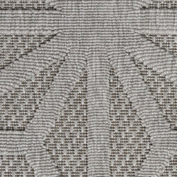 Light Grey Outdoor Rug, Abstract Optical/ (3D) Stain-Resistant Rug For Patio Decks, Modern Outdoor Area Rug-160Cm X 221Cm - thumbnail 6