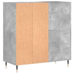 Walplus Record Cabinet Concrete Grey 84.5X38X89 Cm Engineered Wood - thumbnail 6
