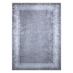 RugsX Miro 51317.807 Washing Carpet Frame, Greek Anti-Slip - Grey  200X290 Cm - thumbnail 2