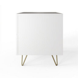 Gfw Thalia Ribbed 2 Drawer Bedside Table White - thumbnail 7