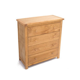 Cabinet Bits Lugo 4 Drawer Chest Of Drawers Wood Knob - thumbnail 3