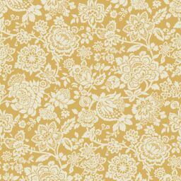 Laura Ashley Midnight Palace Trailing Laurissa Pale Ochre Yellow Smooth Wallpaper - thumbnail 2