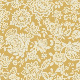 Laura Ashley Midnight Palace Trailing Laurissa Pale Ochre Yellow Smooth Wallpaper - thumbnail 3