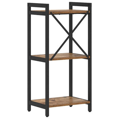 Berkfield Modern Bookcase Old Wood 40 X 30 X 83 Cm Engineered Wood