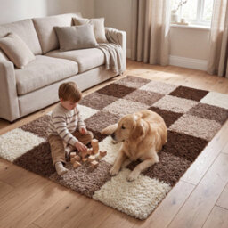 "Bravich Beige Shaggy Rug 60 X 110Cm (2' X 3'7"")" - thumbnail 6