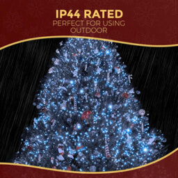 Festive Fix Christmas Tree Lights 10M 100 Led Waterproof Indoor Outdoor Xmas Decoration Energy Saving String Lights With Timer - thumbnail 3