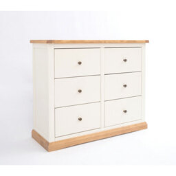 Cabinet Bits Trevi 6 Drawer Chest Of Drawers Brass Knob - thumbnail 2