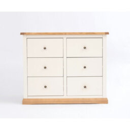Cabinet Bits Trevi 6 Drawer Chest Of Drawers Brass Knob - thumbnail 1