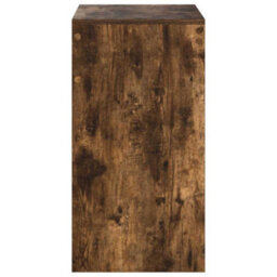 Berkfield Writing Desk Smoked Oak Engineered Wood 60 X 40 X 76 Cm Durable - thumbnail 5
