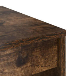 Berkfield Writing Desk Smoked Oak Engineered Wood 60 X 40 X 76 Cm Durable - thumbnail 7