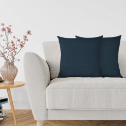 Neel Blue 45 X 45Cm Square Cushion, Set Of 2 Pillow Cover Polyester Linen Cover - Navy Blue - thumbnail 6
