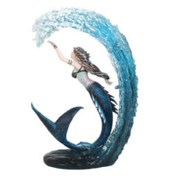 Anne Stokes Water Elemental Sorceress Collectable Figurine Light Blue/navy (One Size) - thumbnail 3