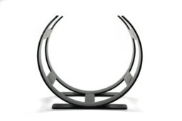 From The Anvil Matt Black Curved Log Holder - Small - thumbnail 3