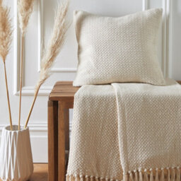 Drift Hayden Filled 100% Recycled Sustainable Cotton Basket Weave Cushion