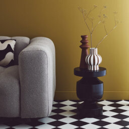 Sweeek - Metal Side Table Black 30.5X30.5X43.5 Cm - Alma - thumbnail 2