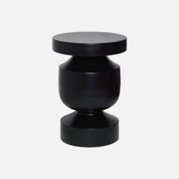 Sweeek - Metal Side Table Black 30.5X30.5X43.5 Cm - Alma - thumbnail 4