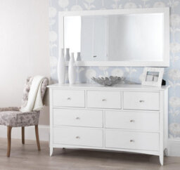 Statement Furniture Edward Hopper White 3 Over 4 Chest Of Drawers - thumbnail 7