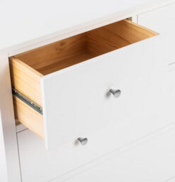 Statement Furniture Edward Hopper White 3 Over 4 Chest Of Drawers - thumbnail 8