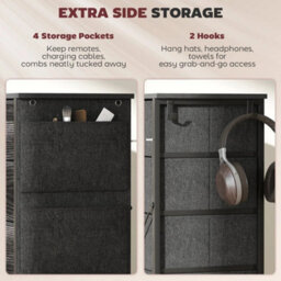 Fabric Chest Of Drawers, 10 Drawer Dresser For Bedroom, Black - thumbnail 6