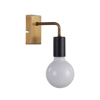 Luminosa Lighting Luminosa Irina Industrial, Retro 1 Light Wall Lamp, E27