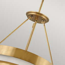 Luminosa Lighting Luminosa Hinkley Echelon Cylindrical Pendant Ceiling Light Heritage Brass - thumbnail 3