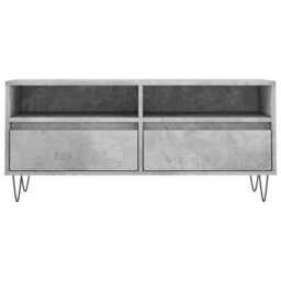 Berkfield Sturdy Tv Cabinet Concrete Grey 100X34.5X44.5 Cm Engineered Wood - thumbnail 5