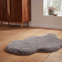 Grey Luxurious Modern Plain Shaggy Easy To Clean Rug For Living Room, Bedroom - 60Cm X 180Cm ( Double ) - thumbnail 3