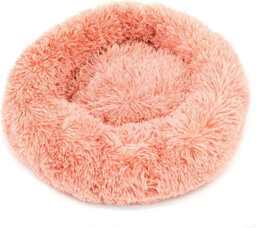 Fur & Bone 60 Cm Washable Plush Donut Dog Bed With Waterproof Non-Slip Base - Pink - thumbnail 7