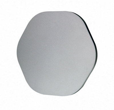 Luminosa Lighting Luminosa Fusion Wall Light 14.4Cm Hexagonal 6W Led 3000K, 540Lm, Silver Paint - image 1