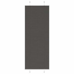 Walplus Pleated Blind Black 70X200 Cm Fabric Width 69.4 Cm Polyester