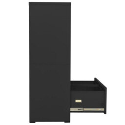 Berkfield Filing Cabinet Anthracite 90X46X134 Cm Steel - thumbnail 6