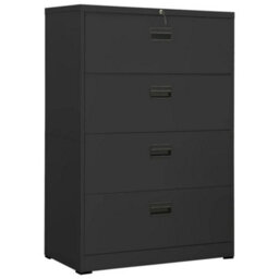 Berkfield Filing Cabinet Anthracite 90X46X134 Cm Steel - thumbnail 1