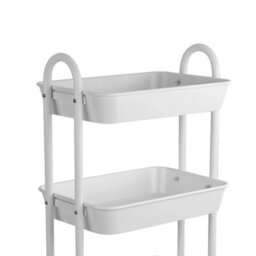3 Tier Multi-Purpose Serving Trolley Cart With Handles & Lock Wheels - Multi Storage Organiser Utility Cart For Home Office - thumbnail 8