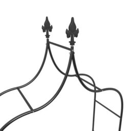 Walplus Garden Arches 2 Pcs Black 120X38X260 Cm Steel - thumbnail 6