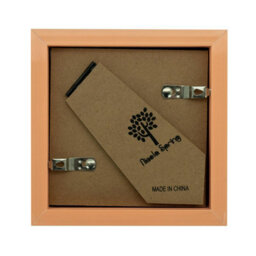 "Nicola Spring 4 X 4"" Photo Frames - Dark Wood/white Mount - 3D Picture Frame Box Portrait Display Case (12.5 X 12.5Cm) Set Of 2" - thumbnail 5