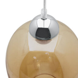 Long Life Lamps Company Modern Vintage Oval Glass Ceiling Pendant Light M0196 - thumbnail 4