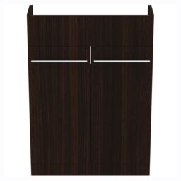 Ideal Standard I.life S Compact Matt Coffee Oak Double Bathroom Sink Cabinet (H) 835mm (W) 600mm (D) 21Cm - thumbnail 2