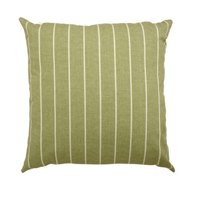 Glendale Garden & Leisure Scatter Cushion 18X18 Stripe Outdoor Garden Furniture Cushion (Pack Of 4) - L46 X W46 Cm - Green - image 1