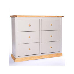 Cabinet Bits Bomporto 6 Drawer Chest Of Drawers Wood Knob - thumbnail 2