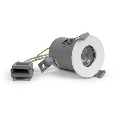 White Gu10  Fire Rated Downlight - Ip65 - Se Home - image 1